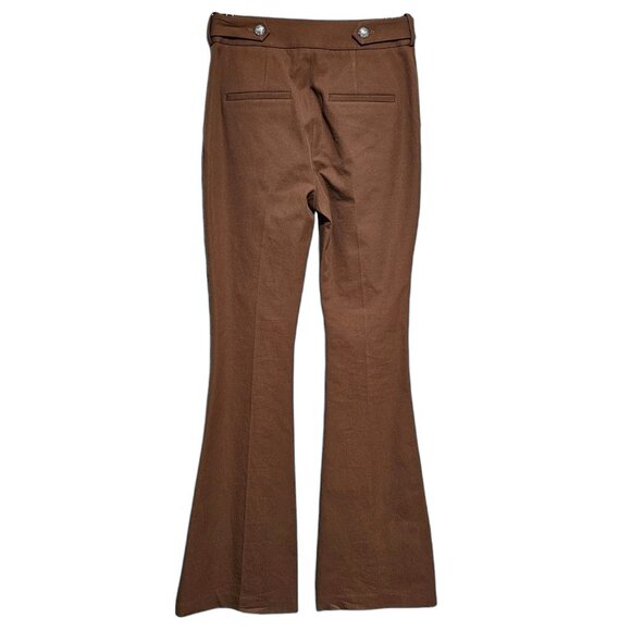 Veronica Beard Elsbury Flare Pant in Cocoa Size 4 NWT - Picture 3 of 4
